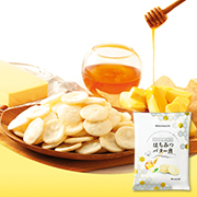 「もち吉★ほんのり甘いはちみつの香りと焦がしバターの豊かな風味の新商品【はちみつバター煎】15名様募集！」の画像、株式会社もち吉のモニター・サンプル企画