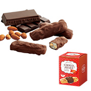 「もち吉★ふっくら生地をコーティング【ちょこあられミルクチョコ】15名様募集！」の画像、株式会社もち吉のモニター・サンプル企画