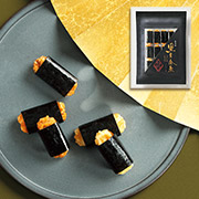 「もち吉★素材にこだわった「海苔巻きあげせんべい」★新商品【黒黄金巻 しょうゆ味】15名様！」の画像、株式会社もち吉のモニター・サンプル企画