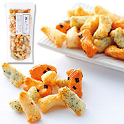 「国内原材料にこだわったついつい頬ばりたくなる３種類のひと口サイズのあられ『味トップ』15名様募集♪」の画像、株式会社もち吉のモニター・サンプル企画