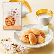 「★新商品★人気の甘酒を使ったおかきが出来ました！【ふんわり甘酒おかき】15名様！」の画像、株式会社もち吉のモニター・サンプル企画