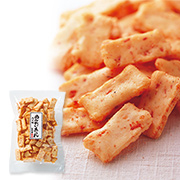 「ピリ辛の明太子の旨みと海老の風味が楽しめる★【めんたいあられ えび味】15名様！」の画像、株式会社もち吉のモニター・サンプル企画