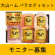 大山ハム『バラエティセット』おためし体験＆投稿モニター10名様募集！/モニター・サンプル企画