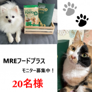 「【20名様限定】ペットの健康が気になる方へ！犬・猫用/健康サポート食品「MREフードプラス モニター募集」」の画像、株式会社スターネットのモニター・サンプル企画