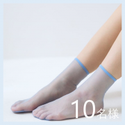 「【10名様に靴下３足プレゼント！】シースルータイプのソックスに関するアンケート」の画像、株式会社チュチュアンナのモニター・サンプル企画