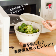 「＼SNSで人気の&rdquo;ボルコラ&rdquo;をプレゼント／＊5名様＊『春を楽しむ♪春野菜を使ったレシピ！』募集！ 」の画像、リス株式会社のモニター・サンプル企画