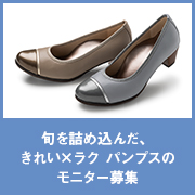 「【新商品モニター】旬を詰め込んだ、きれい&times;ラク パンプスのモニター募集」の画像、株式会社AKAISHIのモニター・サンプル企画