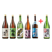 「新潟地酒飲みくらべ 一升瓶5本組＋1本増量（株式会社ベルーナ）」の商品画像