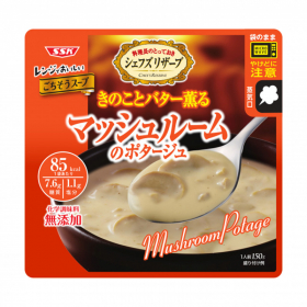 清水食品株式会社の取り扱い商品「SSK シェフズリザーブ　レンジでおいしい　マッシュルームのポタージュ」の画像