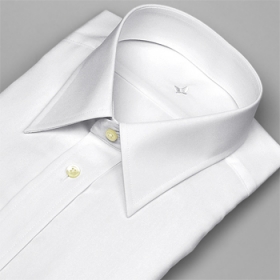 日清紡アポロコット ワイシャツ 長袖 綿１００％ 形態安定 レギュラーカラー 白の商品画像