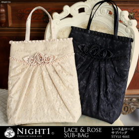 4661〔レース＆ローズサブバッグ〕の口コミ（クチコミ）情報の商品写真