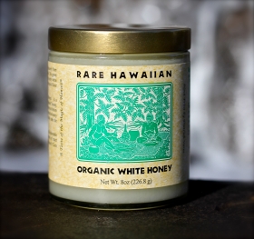 「【幻の白いハチミツ】レアハワイアンオーガニックホワイトハニー＜プレーン＞ 8oz（株式会社NALU GARDEN FARM）」の商品画像