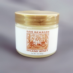 【幻の白いハチミツ】レアハワイアンオーガニックホワイトハニー＜プレーン＞ 3ozの商品画像
