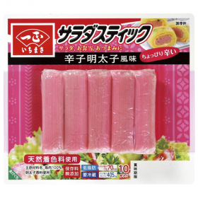 「サラダスティック辛子明太子風味（一正蒲鉾株式会社）」の商品画像