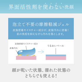 「ナチュラルオフ 洗浄成分ゼロ洗顔ジェル（株式会社マックス）」の商品画像の3枚目