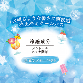 「汗かきエステ気分 真夏のシャーベット（株式会社マックス）」の商品画像の3枚目