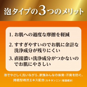 「太陽のさちEX デオドラント泡ボディソープ（株式会社マックス）」の商品画像の3枚目