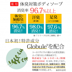 「柿のさち　KnS　薬用柿渋ボディソープ　450mL（株式会社マックス）」の商品画像の2枚目