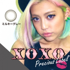 X.O.X.O プレシャスレーベルミルキーグレー カラコン半年～1年の商品画像