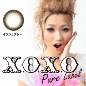 X.O.X.O ピュアレーベル イッシュグレー カラコン1年の商品画像