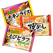 「「下町食堂の焼めし」「下町洋食屋のチキンライス」「下町洋食屋のえびピラフ」（テーブルマーク株式会社）」の商品画像