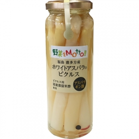 モンマルシェ株式会社の取り扱い商品「福島喜多方産 ホワイトアスパラのピクルス」の画像