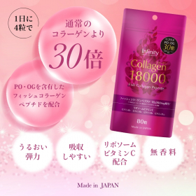 「コラーゲン18000（80粒/約20日分）（インフィニティー株式会社）」の商品画像の2枚目