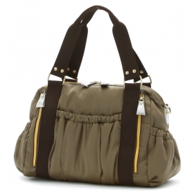 「新型サテンギャザーナイロンボストンバッグ（株式会社 アンビリオン）」の商品画像の1枚目