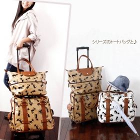 「カシュカシュ cachecache(ネコ柄トラベルカート)（株式会社 アンビリオン）」の商品画像の2枚目