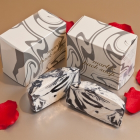 【マーブルパックソープ】Ｗ洗顔不要！メイク落とし&times;アロマテラピー効果♪柔らか石鹸の商品画像