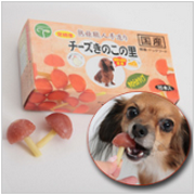 「熟練職人手造り チーズきのこの里 15本（ペットフォトスタジオ　わんこ＊ぷらネット）」の商品画像