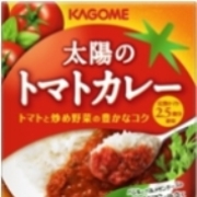 「カゴメ「太陽のトマトカレー」（太陽のトマト麺）」の商品画像