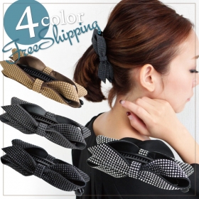 スタッズ風リボンバナナクリップの口コミ（クチコミ）情報の商品写真