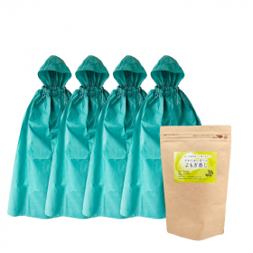 「国産よもぎと使い捨てマントのよもぎ蒸しセット（有限会社鶴見ランチサービス）」の商品画像