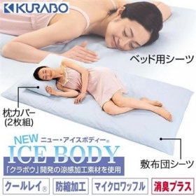 クラボウ・ニューアイスボディ消臭プラス　枕カバー（２枚組）の口コミ（クチコミ）情報の商品写真