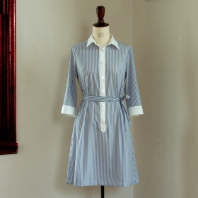 ロンドンストライプシャツワンピースの口コミ（クチコミ）情報の商品写真
