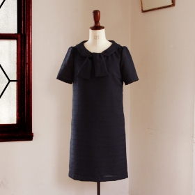 ボーダー柄フロントリボンワンピースの口コミ（クチコミ）情報の商品写真