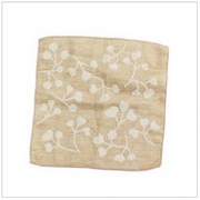 リーフ柄ミニタオルの商品画像