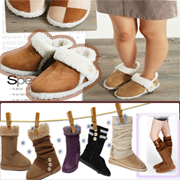 【室内美脚セット】UGGスタイルスリッパ+身長4.5㎝UPアゲアゲ・インソールの商品画像