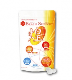 「ホスファチジルセリン・テアニン・ギャバ含有食品「Dr．ブレインサポート煌」（株式会社バイオ・コーポレーション）」の商品画像