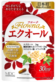 年齢とともにゆらぎがちな女性の美容と健康をサポート「フローナ エクオール」の商品画像