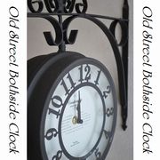 インテリア雑貨　アイアン壁飾り　オールドストリート　ボスサイドクロック　Lの商品画像