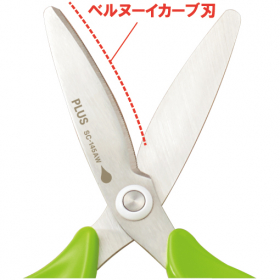 「食事用はさみ「フィットカットカーブ ひとくちカット」（プラス株式会社ステーショナリーカンパニー）」の商品画像の2枚目