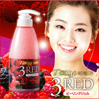 「【トックリイチゴ3REDピーリングジェル(450g)】 （株式会社トライトーン）」の商品画像