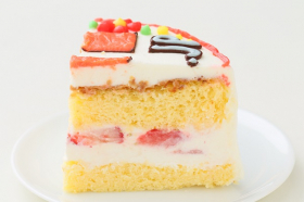 「企業ロゴ＆ブランドロゴケーキ（丸型）5号（株式会社FLASH PARK）」の商品画像の3枚目