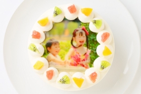 写真ケーキ　丸型　5号　15cmの商品画像