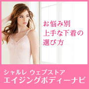 「お悩み別　上手な下着の選び方「シャルレ エイジングボディーナビ」（株式会社シャルレ）」の商品画像