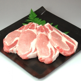 「鹿児島県産黒豚ロースとんかつ用《1枚100gカット》　[冷蔵]（株式会社 本神戸肉 森谷商店）」の商品画像