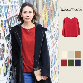 「【とろける着心地】カシミヤタッチボートネックニット（Room Journey（ルームジャーニー））」の商品画像