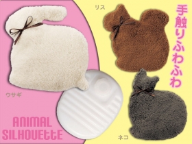 アニマルシルエット湯たんぽの商品画像